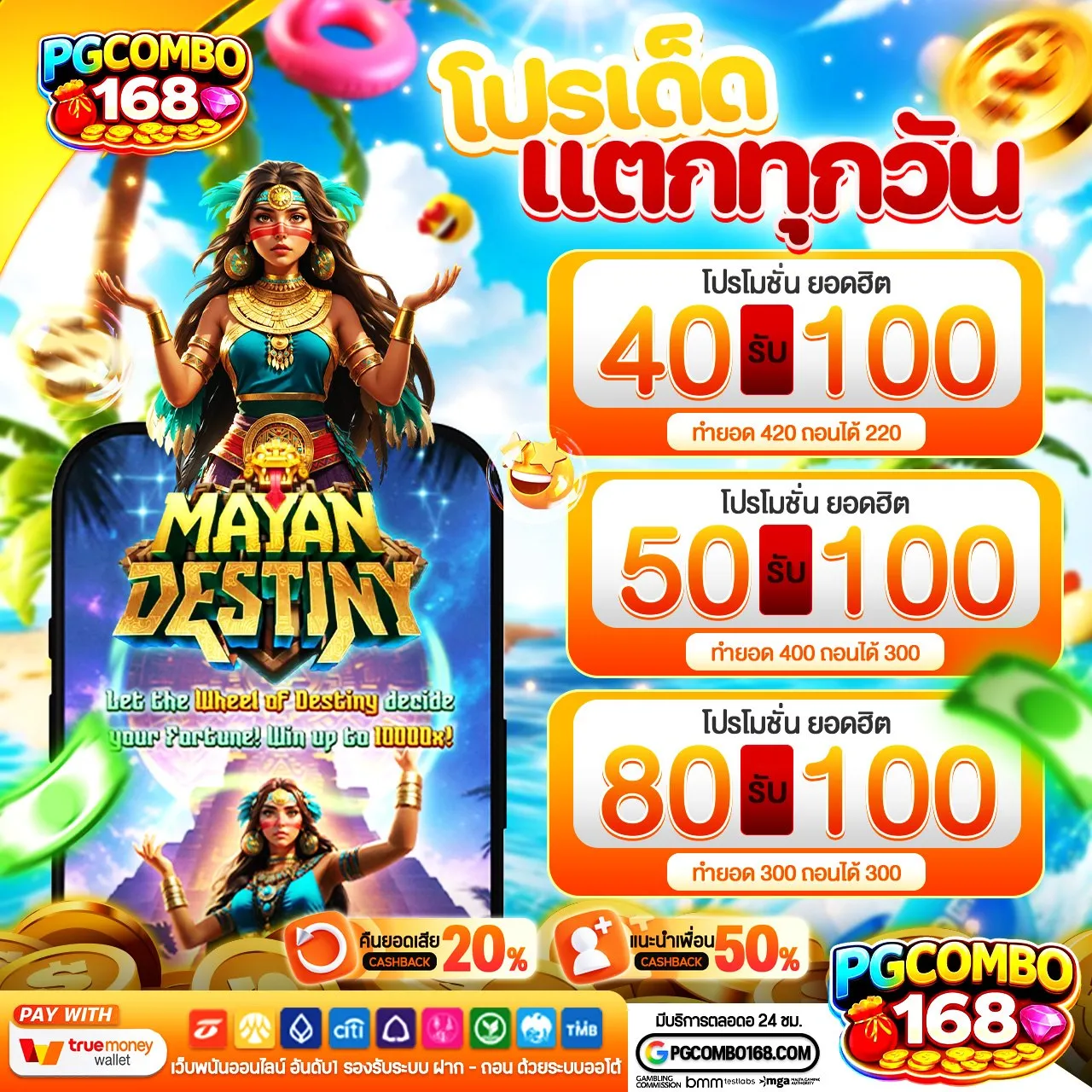 โปรสุดคุ้มที่ช่วยต่อยอด 20รับ100 ทํา 300 ถอน200 เครดิตให้เล่นได้นานกว่าเดิม